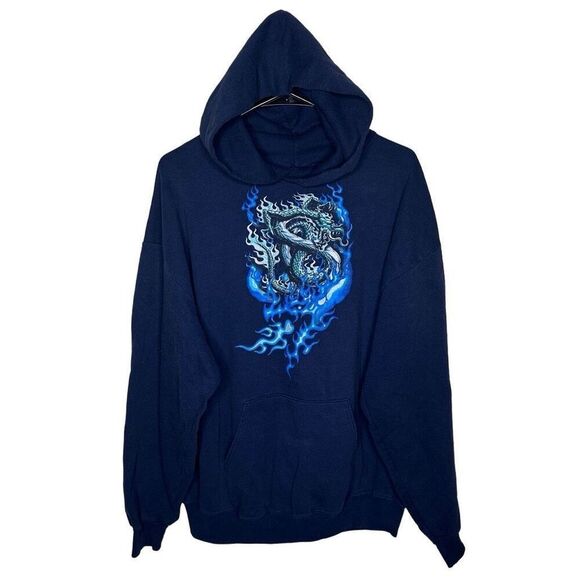 JNCO Style Dragon Flare Hoodie Size XL - Picture 1 of 5